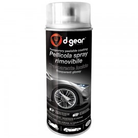 Vernice trasparente lucido rimovibile spray D-Gear 400 ml