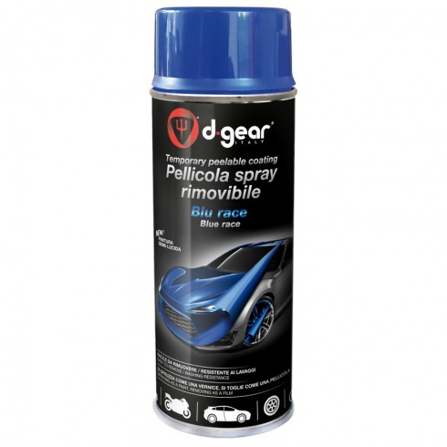 Vernice blu race finitura semi lucida rimovibile spray D-Gear 400 ml