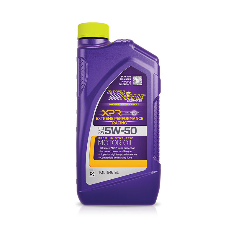 Olio motore Royal Purple XPR SAE 5W-50 sintetico racing 0,946 lt Olio motore Royal Purple XPR SAE 5W-50 sintetico racing 0,946 lt