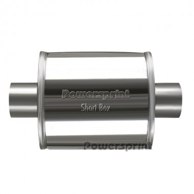 Silenziatore ovale da 76 mm Powersprint SHORT BOX