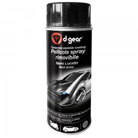 Vernice nero semi lucido rimovibile spray D-Gear 400 ml