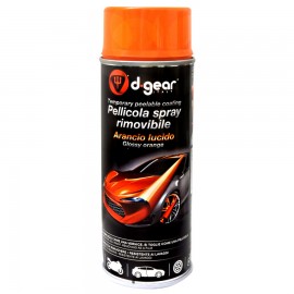 Vernice arancio semi lucido rimovibile spray D-Gear 400 ml