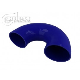 Curva 180° - 89 mm in silicone blu