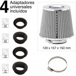 Filtro A Fungo Con Riduzioni Da 60 65 70 77 Mm grigio Filtro A Fungo Con Riduzioni Da 60 65 70 77 Mm grigio