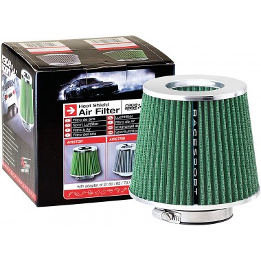 Filtro A Fungo Con Riduzioni Da 60 65 70 77 Mm verde