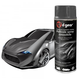 Vernice grigio quantum semi lucido rimovibile spray D-Gear 400 ml