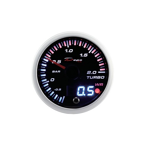 DEPO -1+2 bar BAR Manometro turbo benzina 60 mm DEPO -1+2 bar BAR Manometro turbo benzina 60 mm