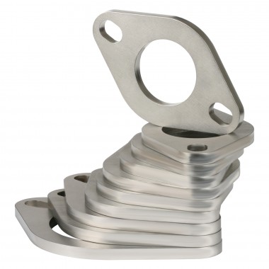 Flangia per tubi scarico a 2 fori - Ø 55 mm