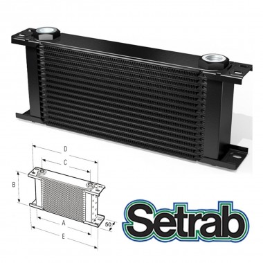 Radiatore olio setrab 34 file modello 330 mm di lunghezza