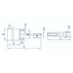 Wastegate da 2,2 a 4 bar per attuatore turbo universale Wastegate da 2,2 a 4 bar per attuatore turbo universale