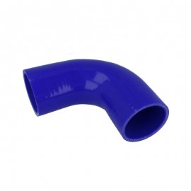 Curva 90° - 65 mm in silicone blu