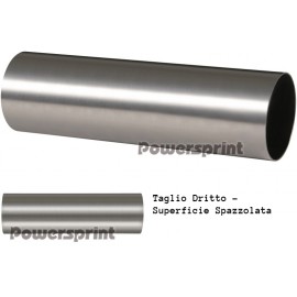 Terminale di scarico Powersprint in acciaio inox dritto 63,5 mm