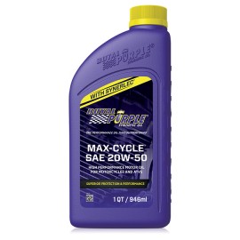 Olio motore sintetico moto 20W50 Royal Purple Max Cycle - 946ml