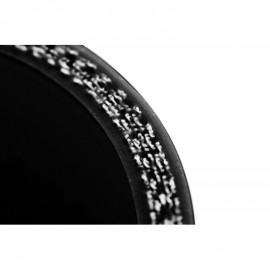 Riduzione manicotto Dritto 51 - 45 mm in silicone nero