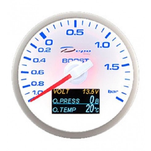 DEPO TURBO IN ANALOGICO TEMP.OLIO PRESS.OLIO E VOLTMETRO IN DIGITALE 60MM DEPO TURBO IN ANALOGICO TEMP.OLIO PRESS.OLIO E VOLTMETRO IN DIGITALE 60MM