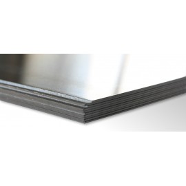 Lamiera liscia alluminio grezzo 500 x 500 mm - sp. 1,5 mm