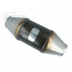 Catalizzatore metallico 100 celle 100 mm in acciaio inox
