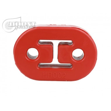 Supporto scarico in silicone rosso 1 pezzo