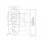 Supporto scarico in silicone blu 1 pezzo foro da 12 mm Supporto scarico in silicone blu 1 pezzo foro da 12 mm