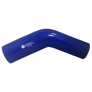 Curva riduzione 45° 51 - 60 mm lunghezza 150 mm in silicone blu