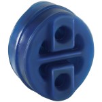 Supporto scarico in silicone blu 1 pezzo Supporto scarico in silicone blu 1 pezzo
