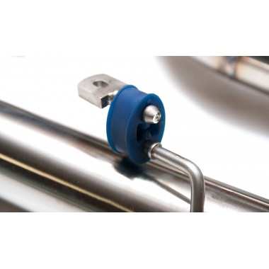 Supporto scarico in silicone blu 1 pezzo