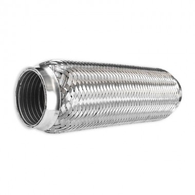Flessibile Inox 50,5 mm  lunghezza 200 mm per linea di scarico