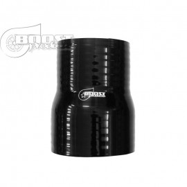 Riduzione Dritta 38 - 35 mm in silicone nera