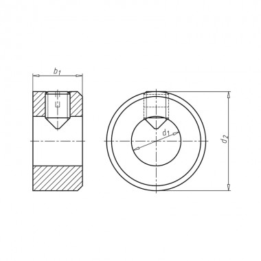 Ghiera d'arresto per Tondino da 10 mm