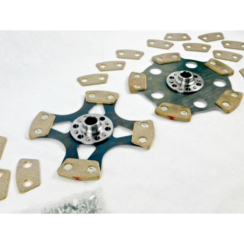 Disco frizione in rame a placchette sinterizzata 5 petali da 230 mm a uso competizione Disco frizione in rame a placchette sinterizzata 5 petali da 230 mm a uso competizione