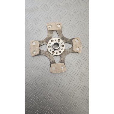 Disco frizione in rame a placchette sinterizzata 4 petali da 180 mm a uso competizione