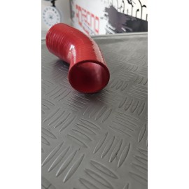 Curva Riduzione 45° 63 - 51 mm in silicone rossa