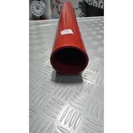 Tubo 76 mm lunghezza 75 cm in silicone rosso