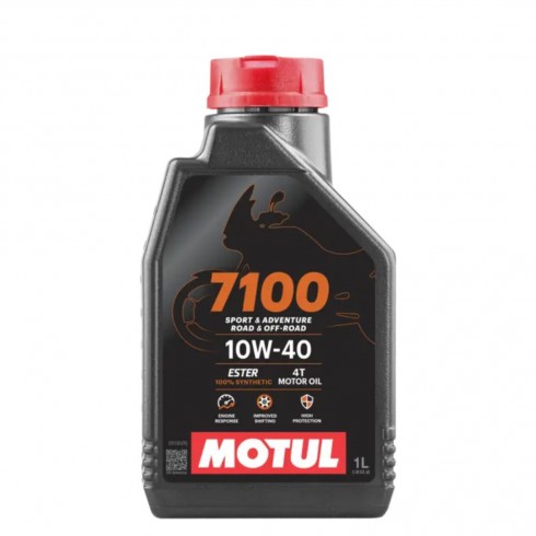 Olio motore MOTUL 7100 10W-40 per moto 4T sintetico Olio motore MOTUL 7100 10W-40 per moto 4T sintetico