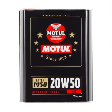 Olio motore MOTUL CLASSIC 20W-50 tanica da 2 litri