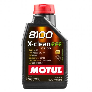Olio Motore MOTUL 8100 X-CLEAN EFE 5W-30 1 Litro
