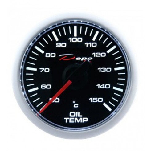 DEPO temperatura olio Manometro vetro fumè 52 mm