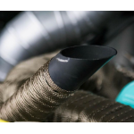 Protezione scarico benda termica Lava Rock Titanium larghezza 25 mm - lunghezza da 15 mm