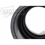 Manicotto 10 mm lunghezza 7,5 cmin silicone nero Manicotto 10 mm lunghezza 7,5 cmin silicone nero