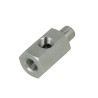 Raccordo in acciaio per linee olio m14x1,5 con porta da 1/8 NPT