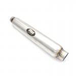 Silenziatore sportivo diretto RM04 da 63,5 mm - Lunghezza carcassa 300 mm - Diametro esterno 89 mm Silenziatore sportivo diretto RM04 da 63,5 mm - Lunghezza carcassa 300 mm - Diametro esterno 89 mm