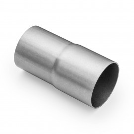 Riduzione scarico dritto in acciaio inox misure esterne 57-60 mm