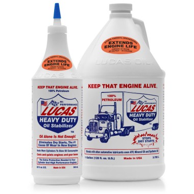 Additivo Stabilizzatore Heavy Duty Olio Sintetico per impieghi gravosi Lucas oil – Bottiglia da 3,785 ml