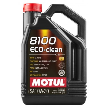 Olio Motore MOTUL 8100 eco-Clean  0W-30 5 Litro