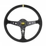 Volante a calice a 3 razze in alluminio anodizzato nero CORSICA OV SUPERLEGGERO DIAM.350 MM Volante a calice a 3 razze in alluminio anodizzato nero CORSICA OV SUPERLEGGERO DIAM.350 MM