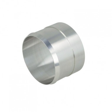 Manicotto a saldare per intercooler o tubi da 63,5 mm / 2.5" - tornito a CNC