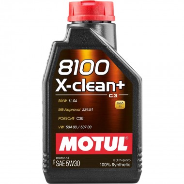 Olio Motore MOTUL 8100 X-CLEAN 5W-30 1 Litro