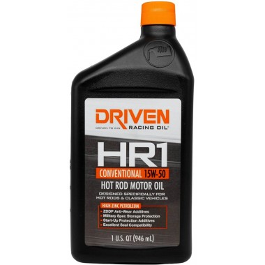 Olio per hot rod minerale Driven HR1 15w50 1 quart - 946ml