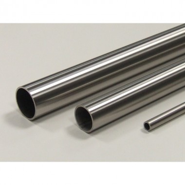 Tubo inox 50 x 1,5 mm da 1 metro acciaio aisi 304