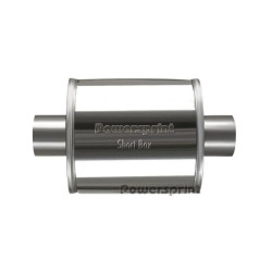 Silenziatore ovale da 63 mm Powersprint SHORT BOX